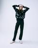 Maleudimekeuleudiagtipeu Actip Two-Tone Slacks Black