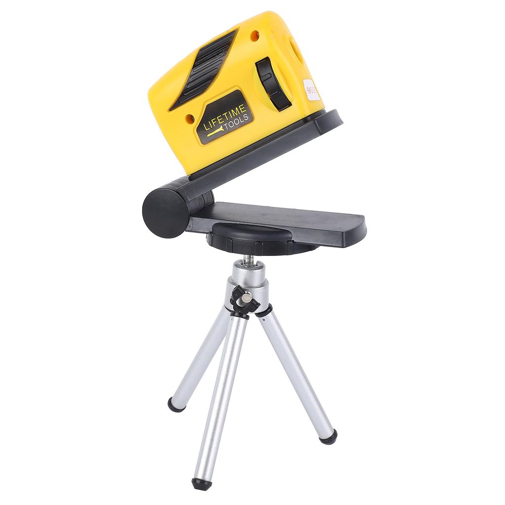 Selbstnivellierende Wasserwaage Automatische Kreuzlinien-Infrarot-Wasserwaage mit Stativ Heimwerkerwerkzeug für Holzbearbeitung