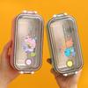 304 Stainless Steel Kids' Insulated Double-Layer Bento Lunch Box for Kindergarten or Students