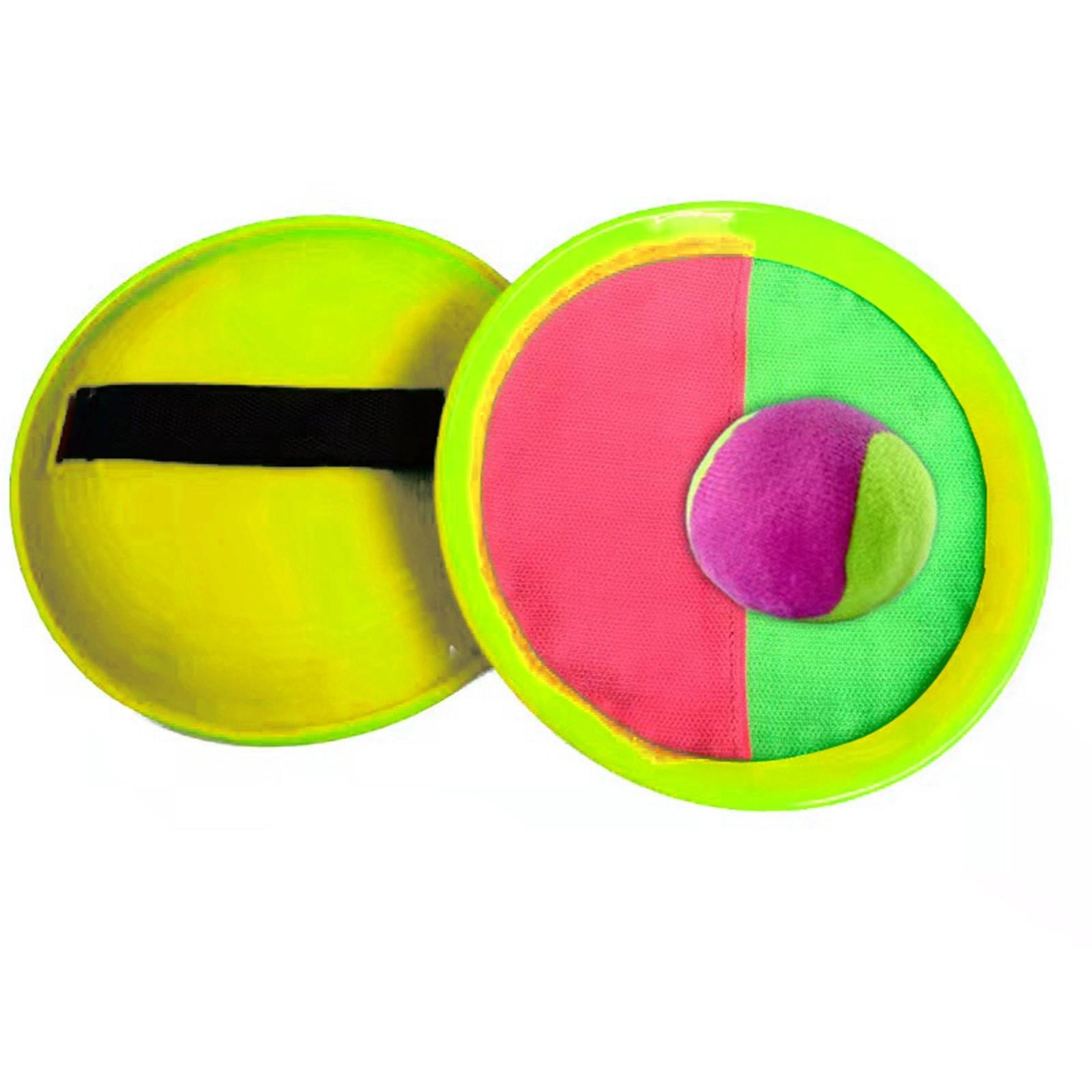 Toss And Catch Ball Set For Kids-Paddle Catch Ball Games Toy Outdoor Games One Size