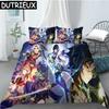 Hot Sale Game Anime Genshin Impact Printed Bedding Set Duvet Covers Pillowcases Comforter Bedding Set Bedclothes Duvet Cover 03