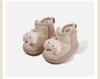 Scarpe in Pelliccia Cartoni Animati da Bambina Autunno/Inverno 2025: Stivali da neve Bassi Caldi con Velluto, Stile Casual e Versatile