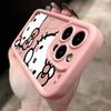 Pink Cartoon Hello Kitty Phone Case For Iphone 17 16 Pro Max 17 Air 16e 15 14 13 12 11 Pro Max  14 15 16 Plus INS Silicone Cover