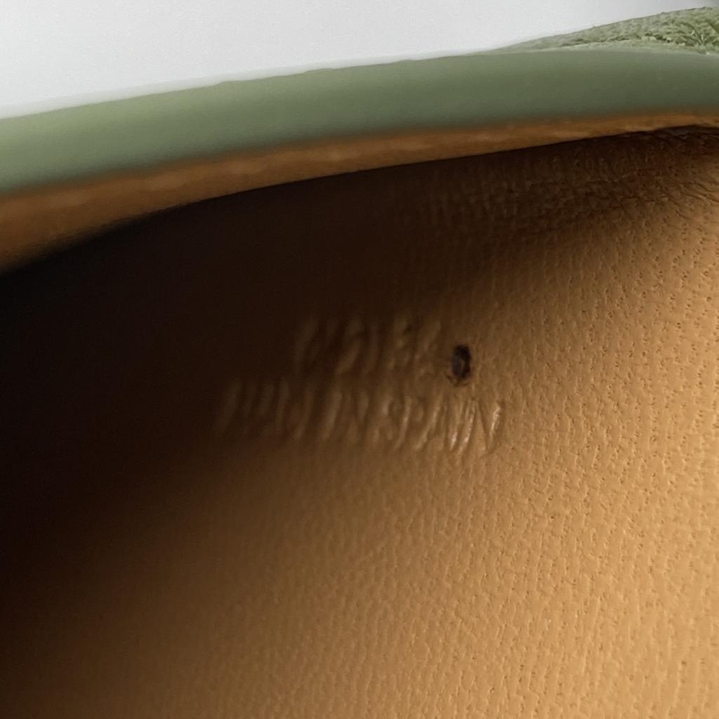 Used LOEWEShoulder Bag Green System Leather Women