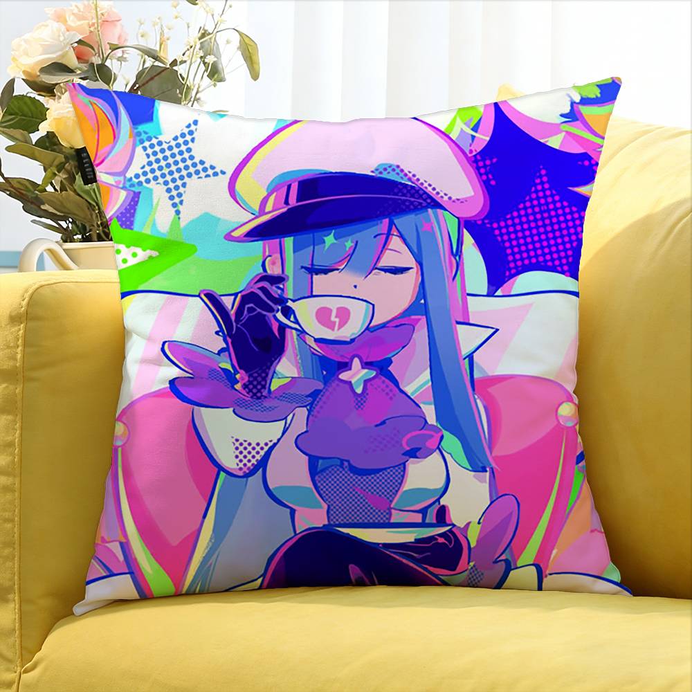 Game Marija Rin Muse Dash   Various Sizes Square Pillow Case For Car Home Bedchamber Decor