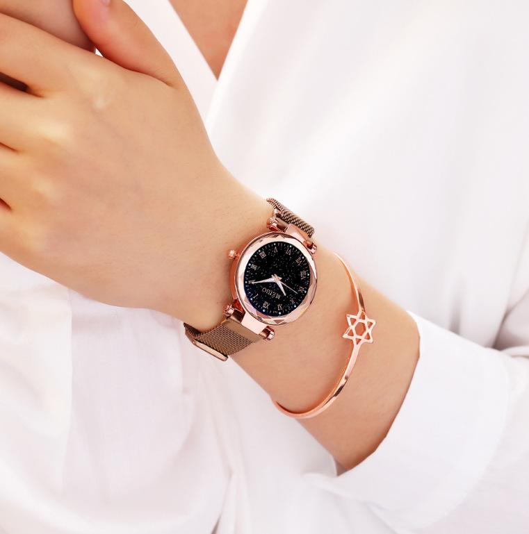 Star Watch, Lazy Milan With Magnet Watch, Watch Lady