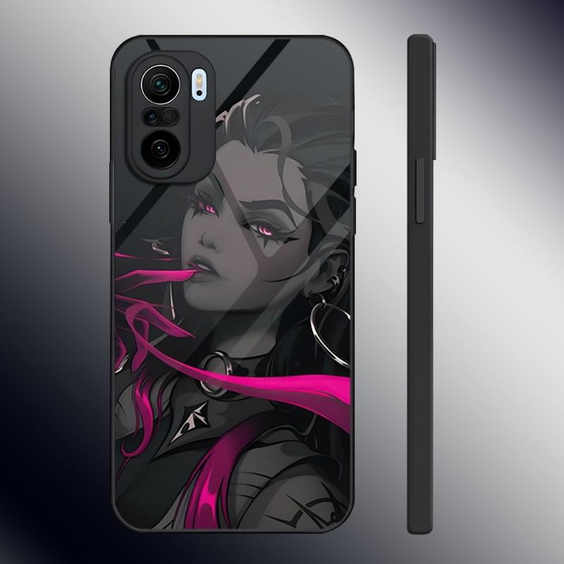 Arcane Jinx Phone Case Tempered Glass for Xiaomi 11T 10 12 10T 11i Redmi Note 11 9T 9A 9 8 10 11S Lite Pro Poco F3 Cover