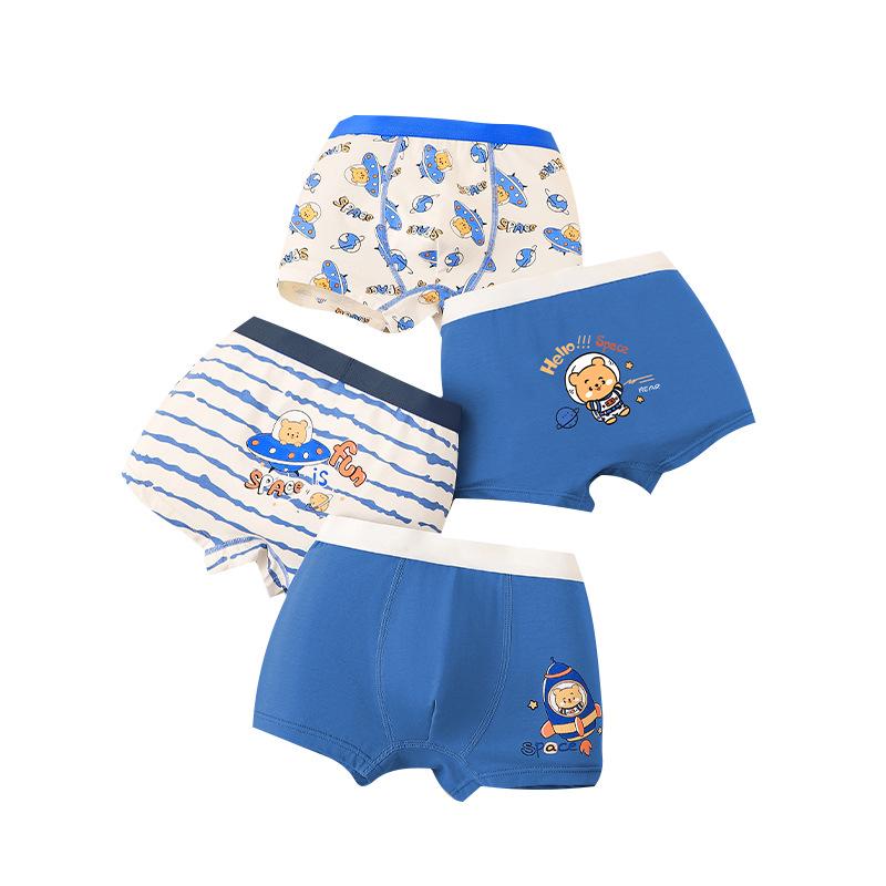 Calzoncillos Boxer de Algodón con Dibujos para Niños - Ropa Interior Infantil para Tallas Pequeña, Mediana, Grande