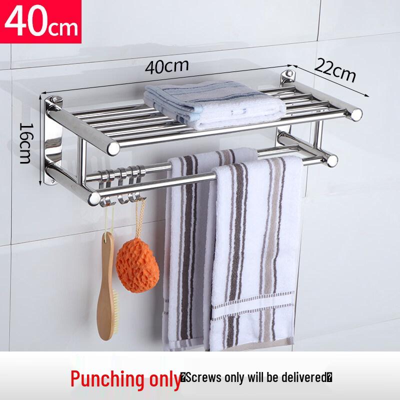 

Без свердління 304 Нержавіюча сталь Ванна кімната Тримач для рушників