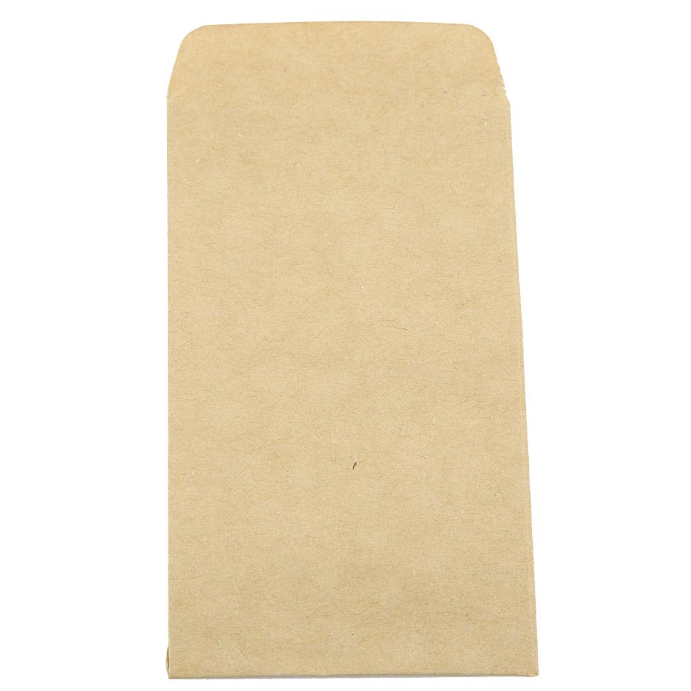 100 sztuk Torebki z Papieru Kraft Nasiona Kukurydzy Pszenicy Ryżu Torba do Pakowania Przechowywania Koperta 6*11cm