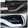 Car Front Bumper Foglight Lamp Fender Grille Strip Trim Sticker ABS Accessories For Mercedes Benz C Class W206 Sedan  - 2025