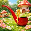 Soap Bubble Pipe 3D Printed Bubble Blower Wand Retro Style Bubble Maker for Kids & Adults Outdoor Backyard Play Fun