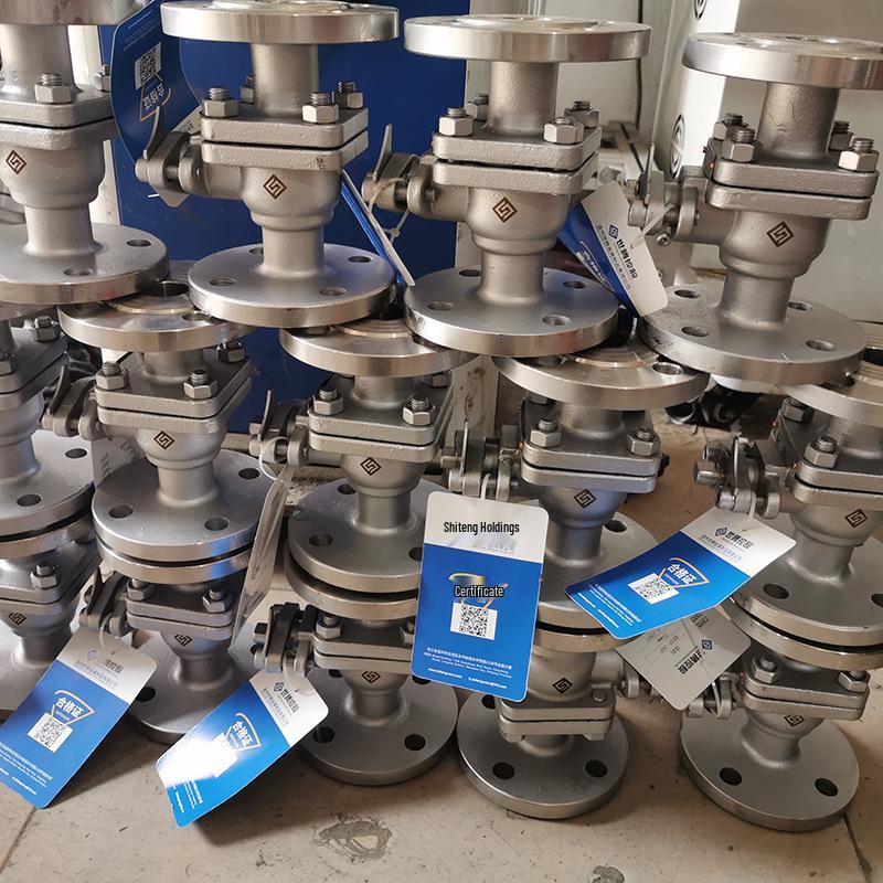 316L High-Pressure Heavy-Duty Manual Ball Valve Q41F/H-100C, Steam-Resistant, High-Temp, 304 Stainless Steel, Flanged.