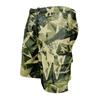 Herren Tarnung Cargo-Shorts mit Kordelzug Taille Verstellbare Passform Mehrere Taschen Utility Arbeitskleidung Outdoor Freizeitshorts