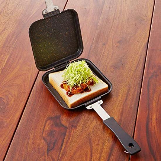 IH Marble Coated Hot Sandwich Hot Sandwich Sandwich IH Compatible Pan, Maker, Multi-Purpose Maker, Double-Sided Grill,