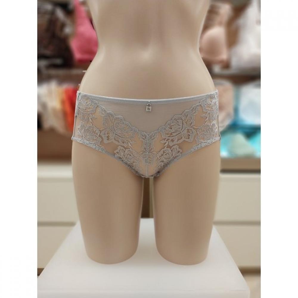 Barbara Gray Flower Lace Triangle Panty Bpt2401b 90