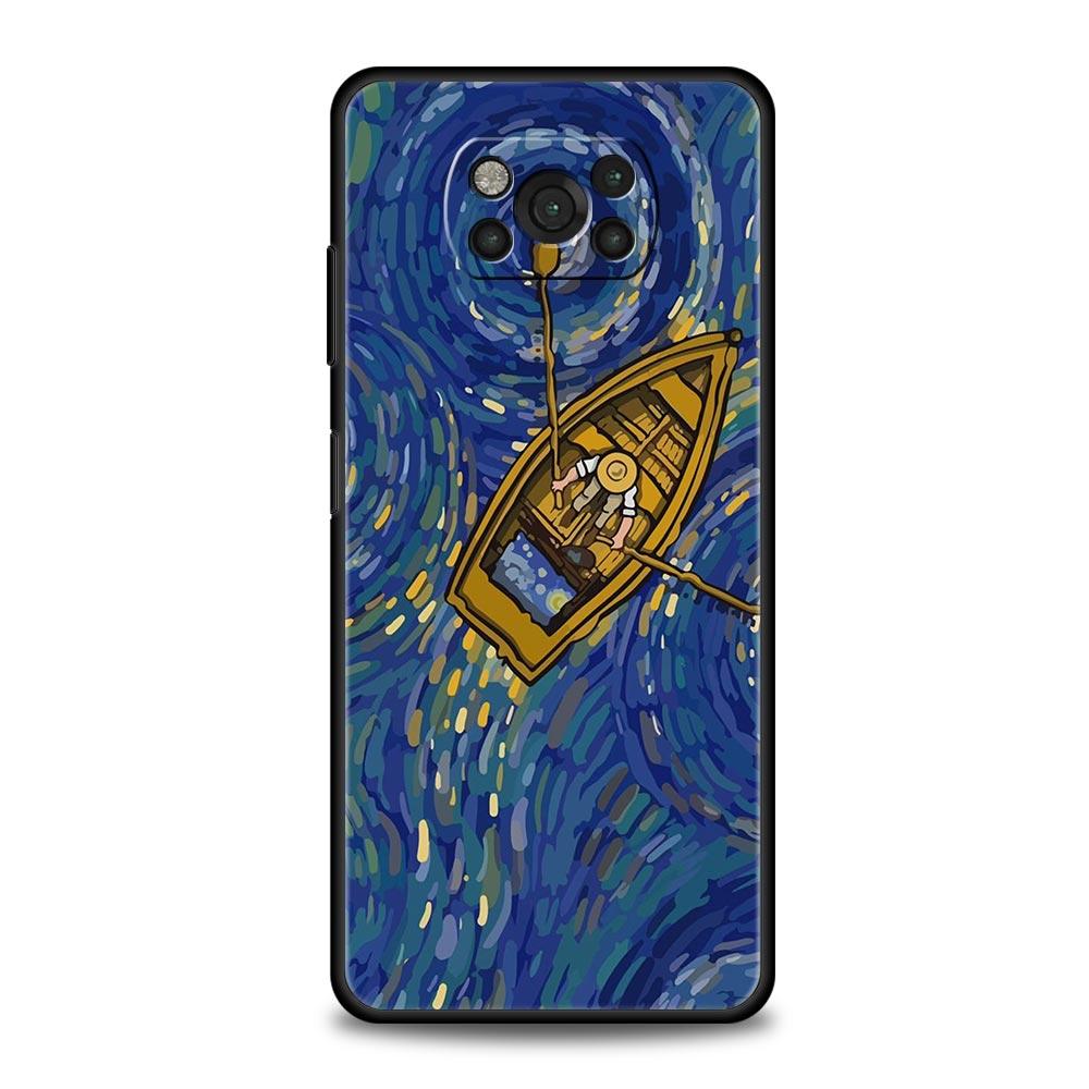 Art Vincent Van Gogh Starry For Xiaomi 12 Poco X3 NFC M3 F3 M4 X4 Pro 5G Phone Case Mi Note 10 Lite 11 10T 11T 11X 9T 11i Cover
