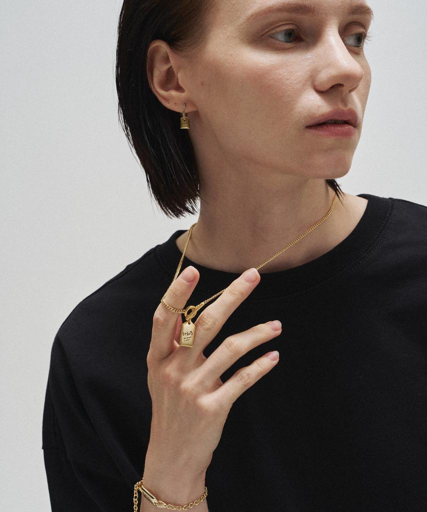Gaman Gold Toggle Bar Necklace