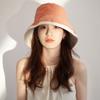 Damen Outdoor UV-Schutz Sonnenhut Frau Sommer Visier Fisherman Cap Mädchen Täglich Feste Eimer Hüte Mode Breite Krempe Sonnenhüte