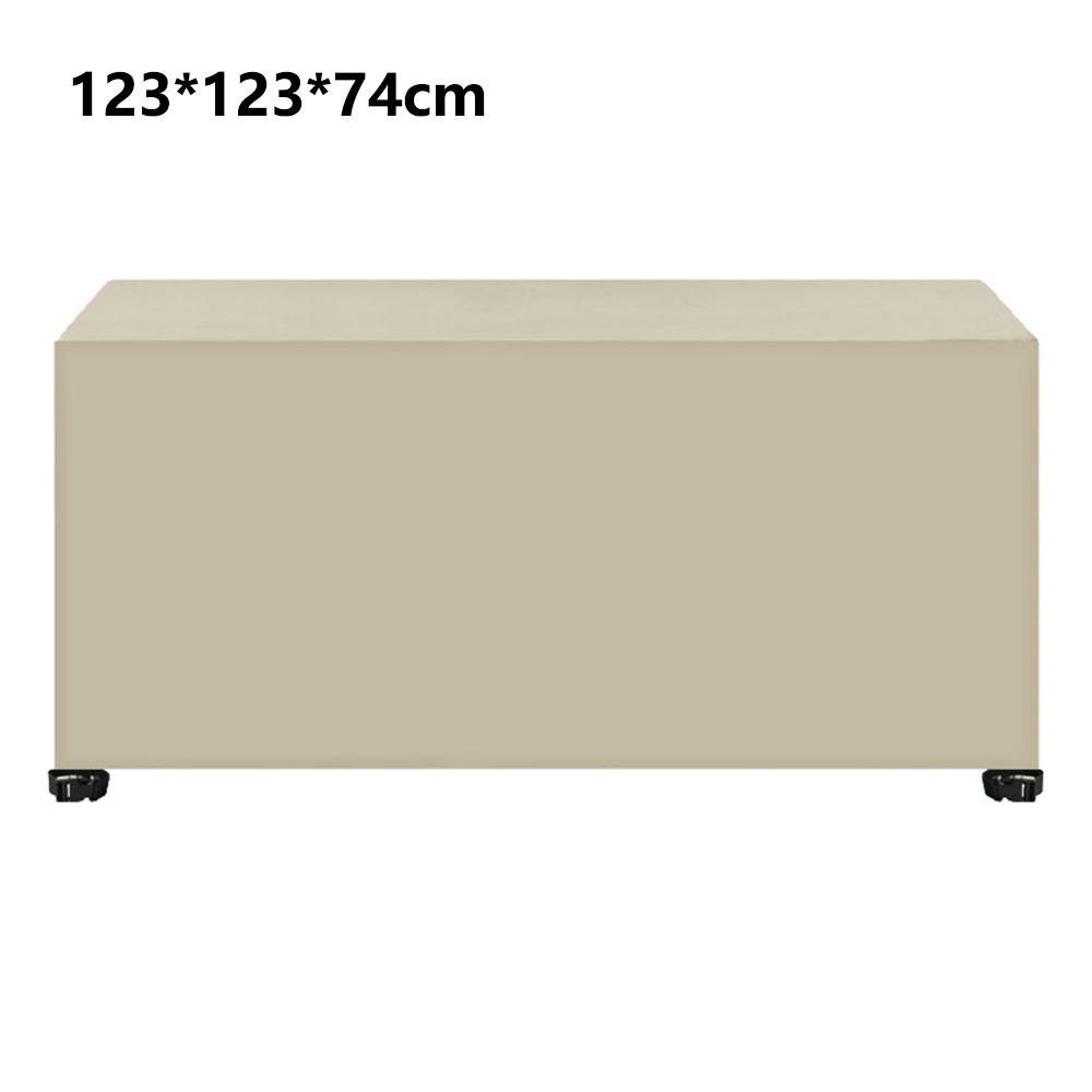

123x123x74cm Waterproof 420D Oxford Cloth Dust Cover Anti-UV Outdoor Garden Furniture Cover D