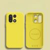 Per Custodia in Silicone Liquido Per Oneplus 1 Pelle Morbida Liscia Magnetica Ricarica Wireless Cover Paraurti Per Oneplus 1 1+1