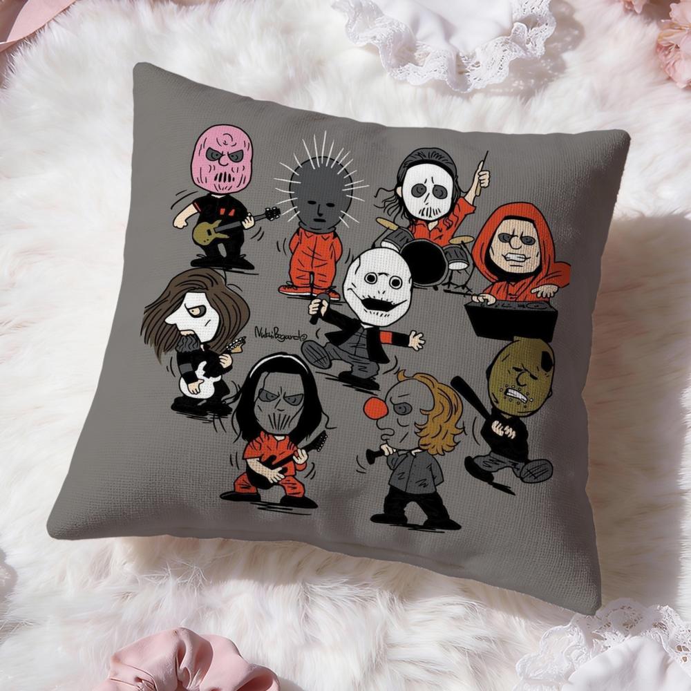 Band S-SlipknotS Potah na polštář Prémiový komfort Oboustranný potah na polštář - Dvoustranný design pro jakoukoli místnost a interiér auta