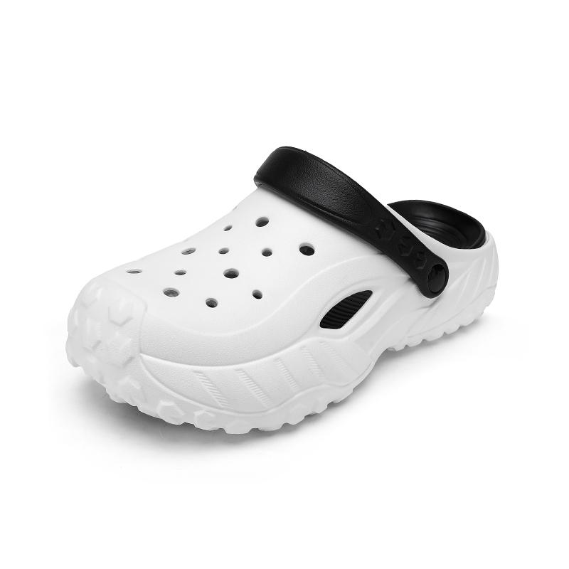 Men EVA Garden Clogs Soft Beach Sandals Lightweight Outdoor Indoor Slippers Breathable Casual Summer Shoes Double Size Comfort 38