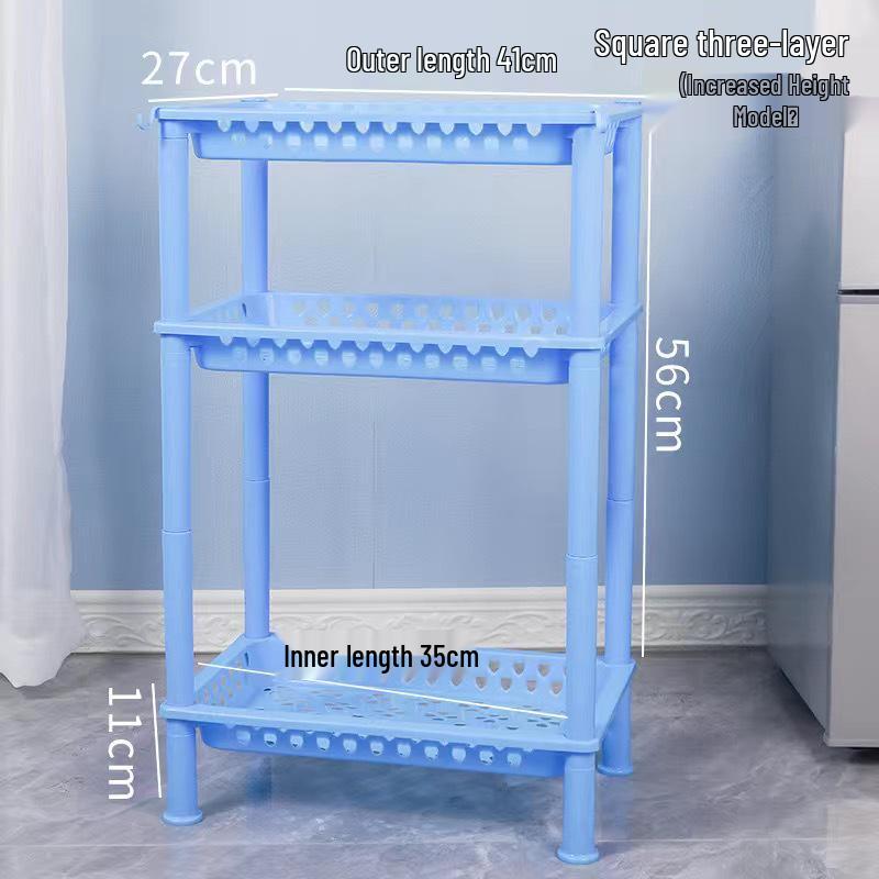 Multi-layer Storage Rack for Kitchen and Bathroom