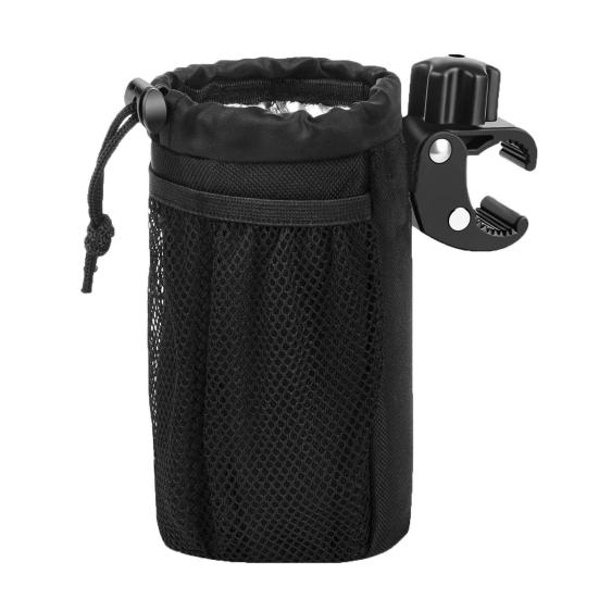Insulated Oxford Fabric Cup Holder with Drain Clip for Bike Boat ATV Water-Resistant Drink Holder for Outdoor Adventures