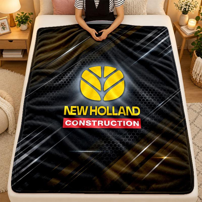 Flannel BlanketNew Holland Warm Soft Throw Blanket for Indoor Sofa Bed Living Room Use