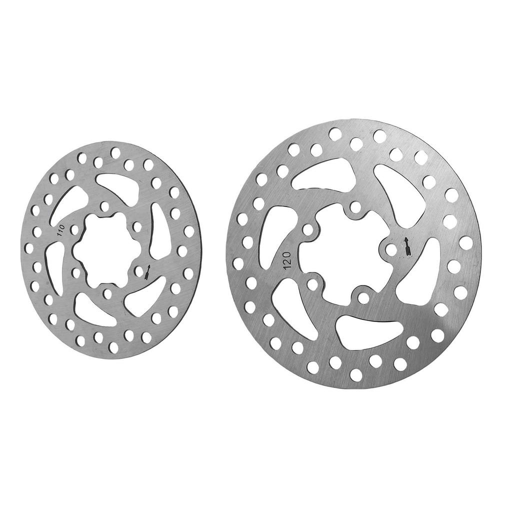 2 stk Bremseskive 110mm og 120mm Rustfritt Stål Skivebremserotor for Utskifting