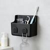 Multi-Function Car Storage Box Self-Adhesive Organizer for Phone Cards Wallet Dashboard Tray for Vehicle Home Office