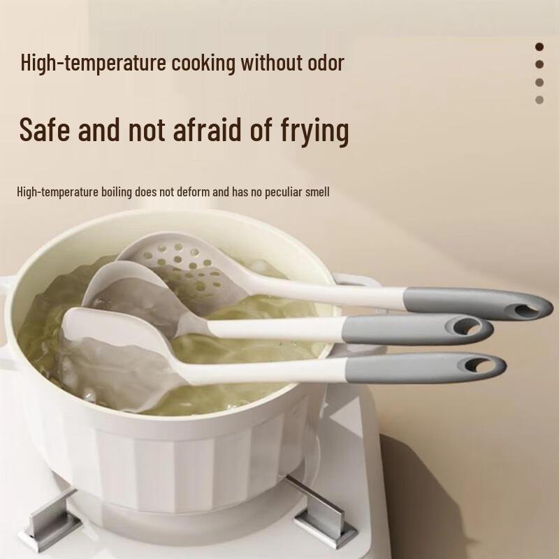 Eco-Friendly Silicone & Rice Husk Kitchen Utensil Set