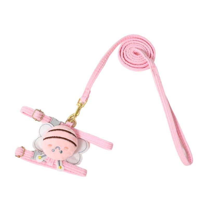 Little Bee Cat Leash, Anti-escape Rope, I-shaped Adjustable Chest-back Cat Leash