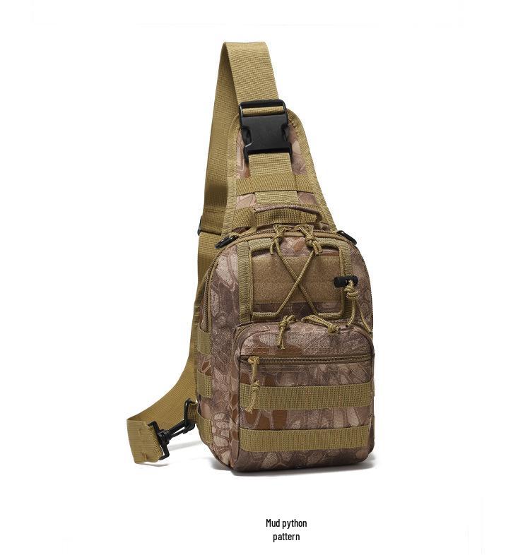 Tactical Camouflage Chest Rig Bag - Oxford Cloth Crossbody for Cycling & Sports