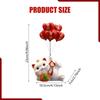 Decorative Cat Statue Resin Animal Sculpture Modern Tabletop Figurine Art Home Decor for Festival Entrance