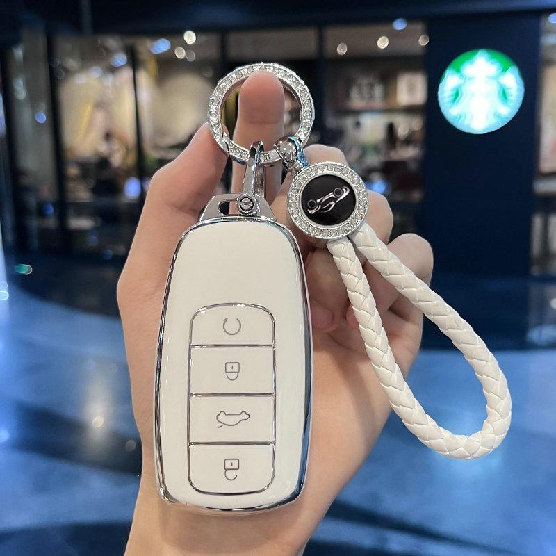 TPU Car Key Case Cover For Chery Tiggo 8 Pro Tiggo 8plus New 5 Plus 7pro Max Omoda 5 C5 Modod Protector Accessories