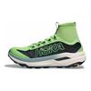 HOKA One One Tecton X 3 Comfortable Versatile Shock Absorbing Durable High-Top Trail Running Shoes Men Sneaker Green 1155112-TTW