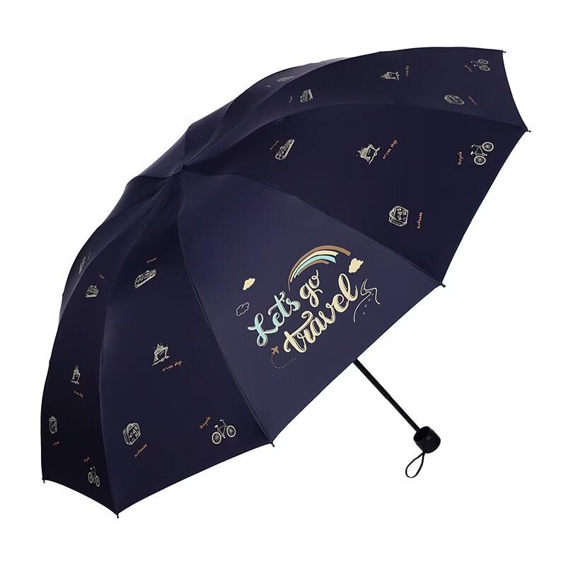 Paradise Umbrella Large Automatic 3-Fold Sun/Rain Umbrella