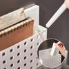 Wall Mounted Magnetic Storage Box Plastic Tableware Container Multipurpose Pen Holder  Bathroom