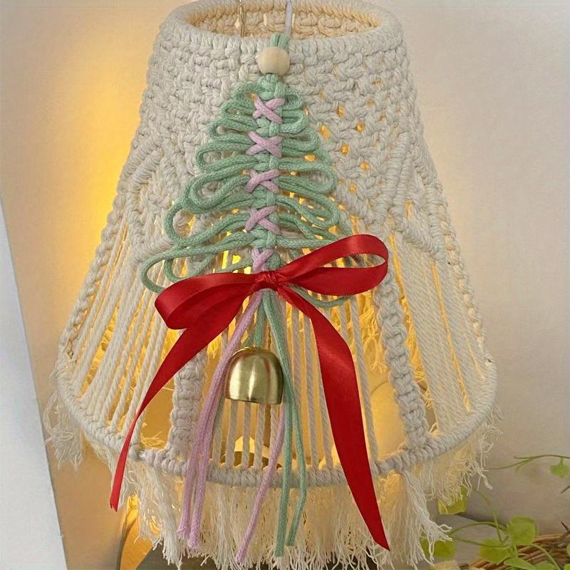 1Pc Handmade Woven Christmas Tree Ornaments Hanging Ornaments for Christmas Wedding Home Decoration Party Gifts Gifts for Friends