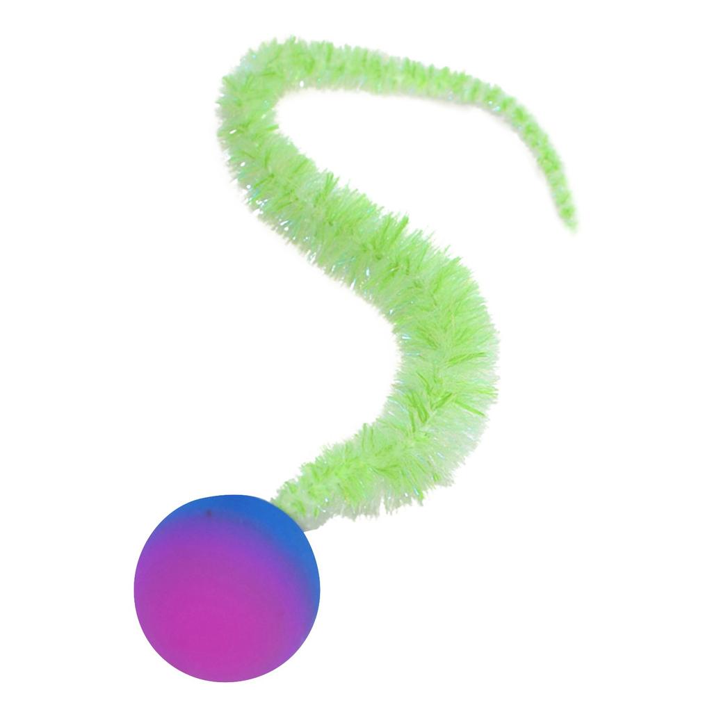 Großer Springball Hüpfball Raupe Katzenspielzeug Zubehör Interaktives Haustierspielzeug