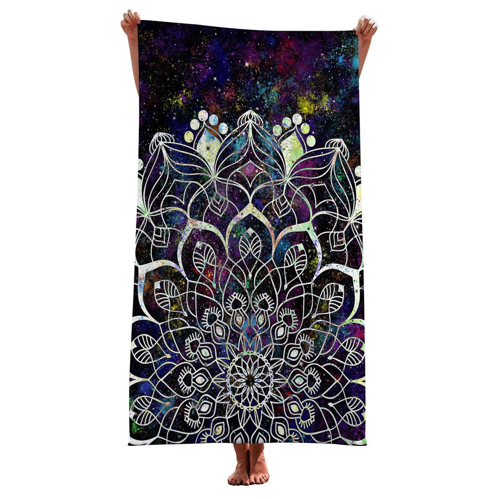 Bohemian Mandala Beach Towel Quick Dry Beach Towels Surf Poncho Microfiber Yoga Bath Towel Summer Swimming Travel Women Gift