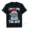 I Do It For The Hos Inappropriate Christmas Funny Santa TShirt Camisas Unisex Unisex Top TShirts Normal Tops  Tees Popular Summer