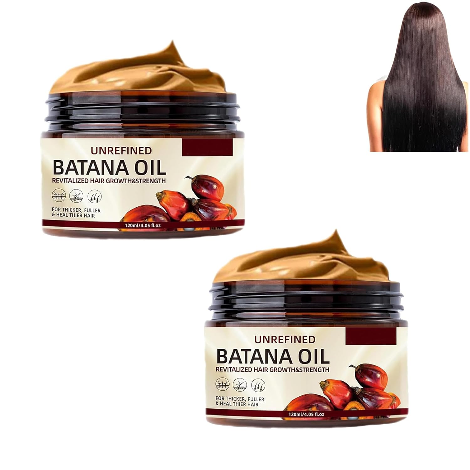 

Масло Botanix Batana для роста волос, Натуральное масло для роста волос Botanix Batana, Нерафинированное масло Batana, для мужчин и женщин