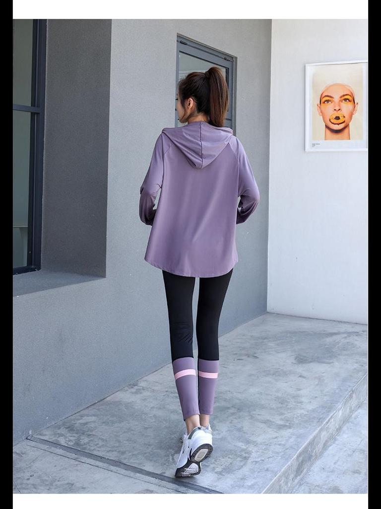 High-End Women's Yoga & Pilates Sportswear - 2024 Autumn Two-Piece Suit