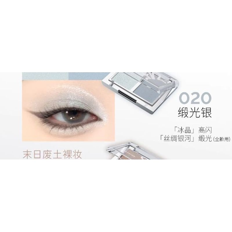 HYNTOOR - Y3K Glowy Two-Tone Eyeshadow Palette - 4 Types