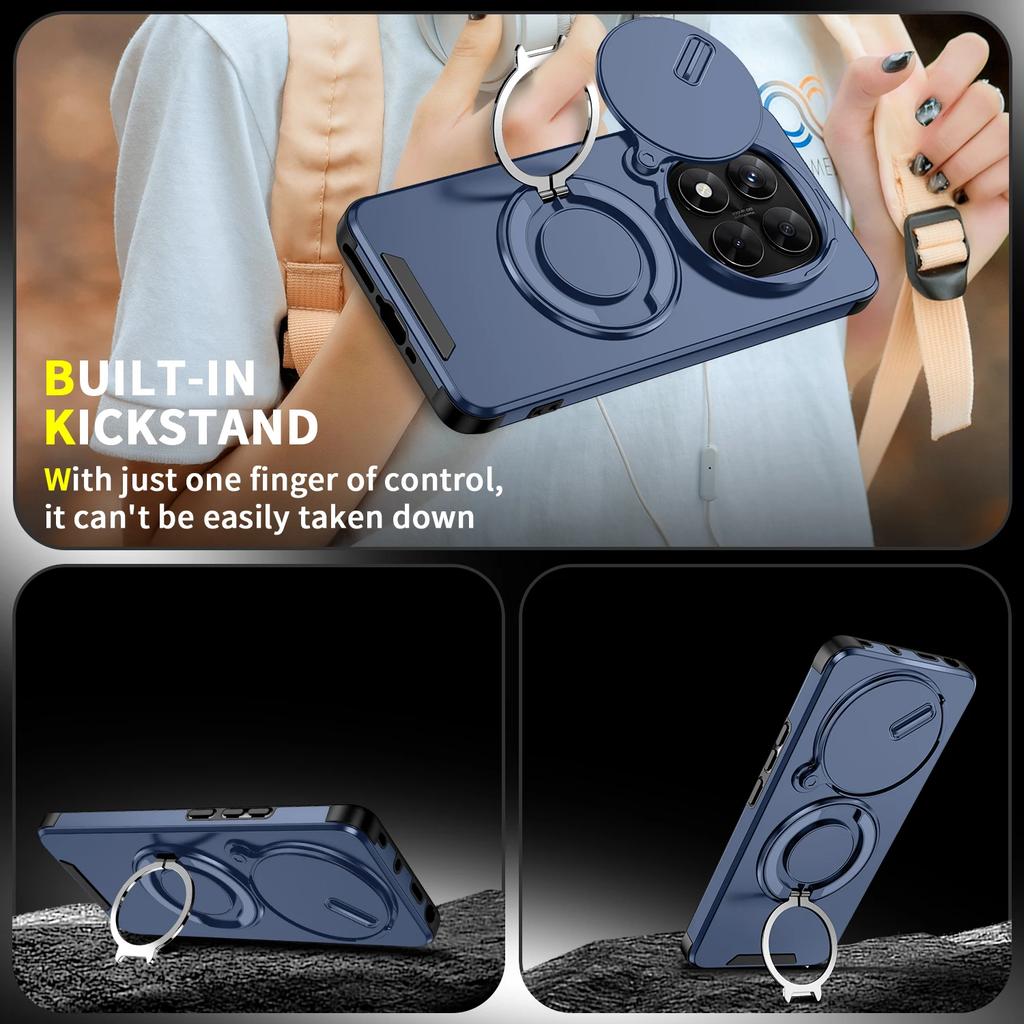 Bracket Phone Cases Strong Case for Xiaomi Redmi Note 14 Pro+ Plus 5G Note 13 Pro Note14 Note13 Ring Holder Cover