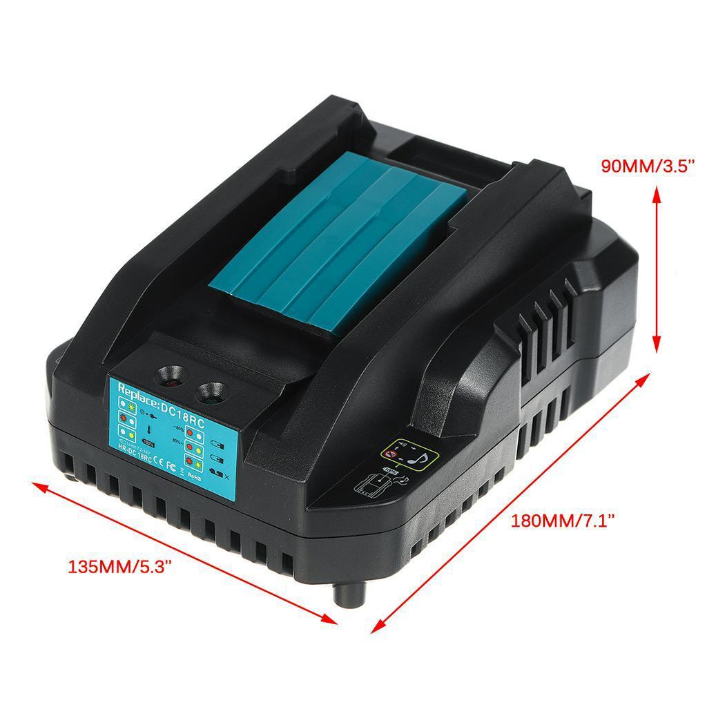 120W Single Li-ion Battery Charger for Makita BH1120 BL1815 Ect Electrician with Li-ion Battery 14.4V and 18V