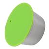 Refillable Coffee Capsule Stainless Steel High Temperature Resistant Reusable Coffe Pod for Home Green